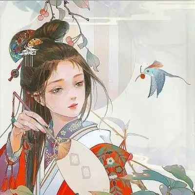 古风情侣动漫头像冥界