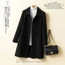反季大衣女中长款2024冬新款高档韩系呢子仿毛呢外套