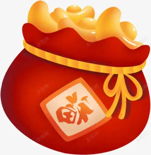 红色福袋亲吻熊本的兔兔优惠券红包金币福袋设计图片免费下载页面网页平面电商创意素材熊本素材