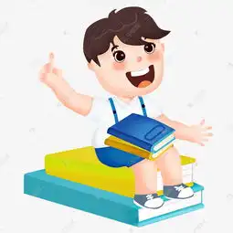 儿童节教师节书本上课开学男孩卡通人物插画素材图片免费下载千库网