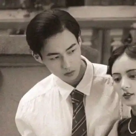 复古禁欲系情头情侣头像