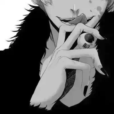 黑白丧动漫头像丧头像