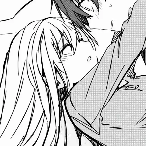 满怀期待的动漫情侣头像