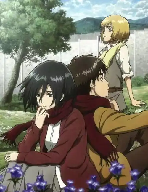 巨人没有战争的话,艾伦与三笠应该会谈恋爱,莎夏依旧喜欢吃肉