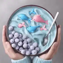 治愈系美食图片16岁少年用高颜值冰淇淋一夜吸粉80万