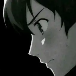 黑色系动漫女头像高清低