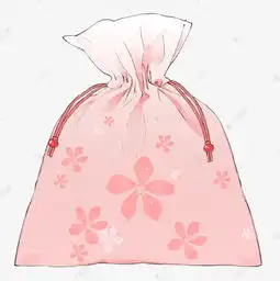 古风粉色系贴纸简笔画