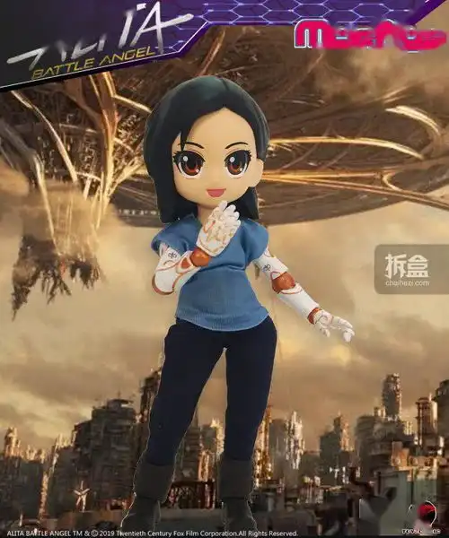 moefigs酷萌可动系列003阿丽塔战斗天使生化女孩ver.