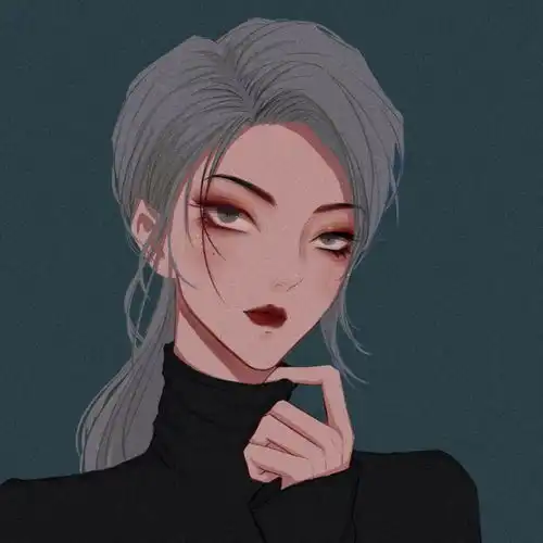 黑系列头像女动漫女头