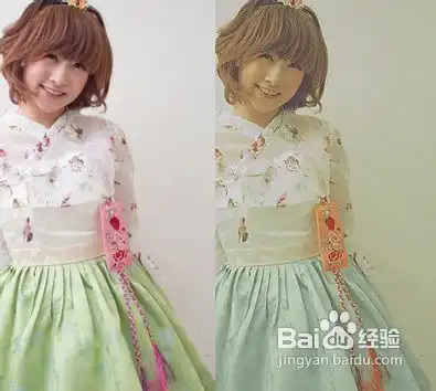 ps调出甜美的日系朦胧灰调美女图