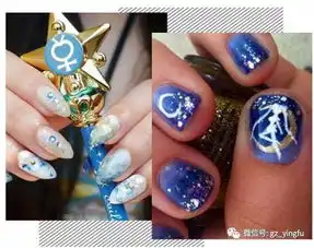 美少女战士美甲图片皮卡丘美甲教程图解