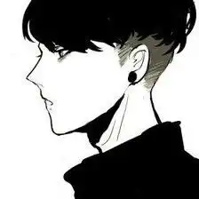 黑白动漫头像,男生的