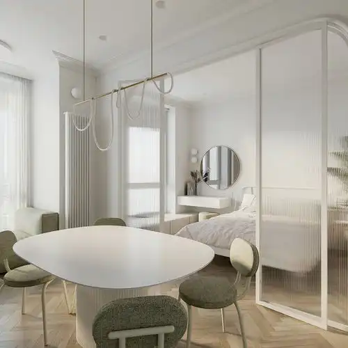 37㎡治愈奶油系,高级又有质感,堪称小户型家装教科书