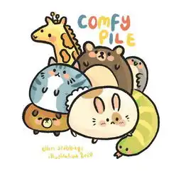 50张宠物萌系手绘小插画生动有趣暖人心亲子儿童画手账必备