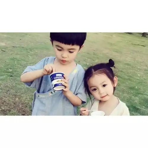 高清微信情侣萌娃头像