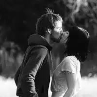 欧美禁欲系情侣头像图片