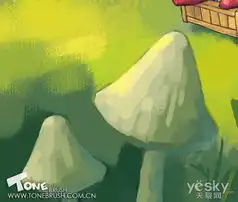 ps卡通插画绘制实例森林里的小兔子2