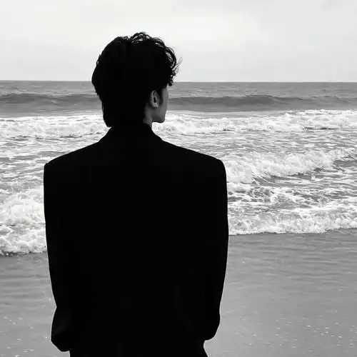 2023最新黑白高级感有格调男生背微信头像我要个性网