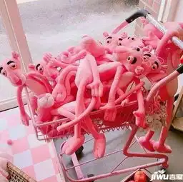 萌动少女心粉红顽皮豹全城求抱走