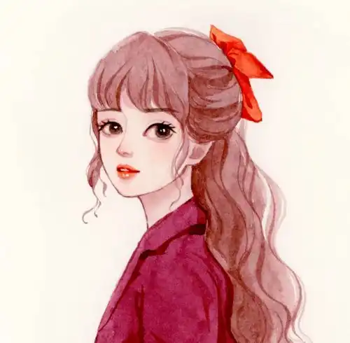 微信头像卡通女孩图片