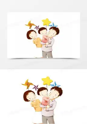 一家三口卡通素材一家三口卡通图片一家三口卡通免费模板下载熊猫办公