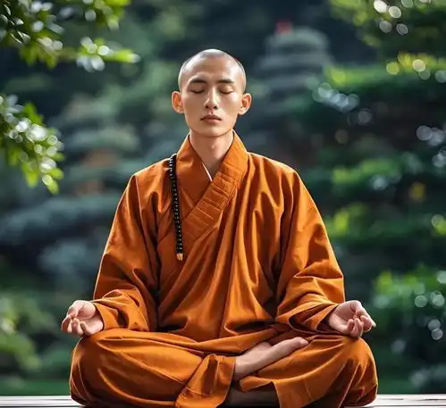 微信头像打坐男