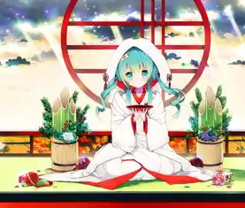 萌系情侣头像手绘初音未