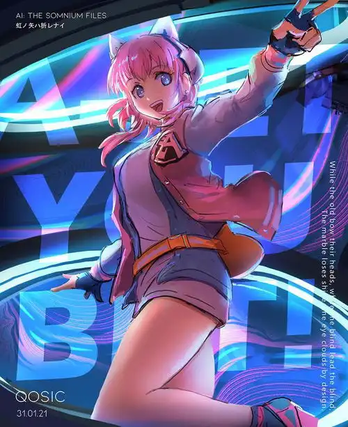 eva与赛博朋克少女系列无水印动漫二次元手机电脑壁纸分享