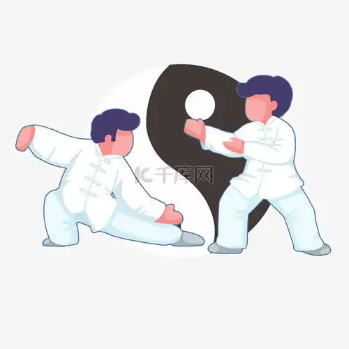 太极拳男生打太极素材图片免费下载千库网