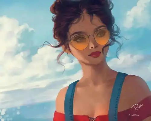 这种插画,女孩子根本扛不住