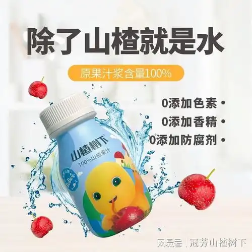 山楂树下x奶龙联名款100山楂果汁dudu乐守护萌肚健康快乐