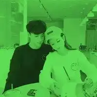 情侣绿色系的头像头像