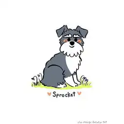 50张宠物萌系手绘小插画生动有趣暖人心亲子儿童画手账必备