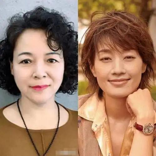 五十岁女人适合直发还是烫发避开三个雷区,直发减龄卷发更洋气