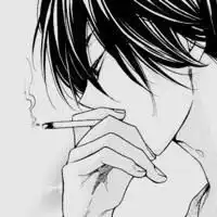 男生头像动漫系列一组黑