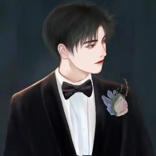 蓝色系超仙头像男品味家