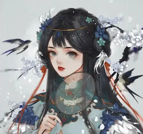 女生动漫头像我从不觉得自己孤独,浪漫点来说我完全自由