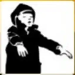 找一个跟这个头像相反的qq情侣头像黑白素描非真人男生向右张开双手