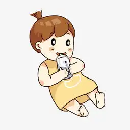 儿童节手绘卡通萌系免抠女孩元素图片图片素材其他格式下载动漫人物大全