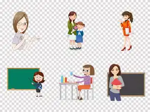 可爱卡通男老师女老师讲课上课海报背景png素材图片模板下载13.50mb美女大全人物形象