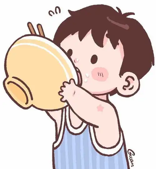 超可爱的手绘萌娃男头女头情侣头像