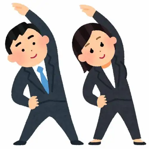 做操做早操拉伸打太极锻炼身体课间操赛跑晨练跑步健身锻炼卡通插画免扣素材手绘png5插画运动比赛健身