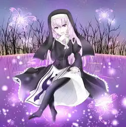 求动漫修女图要全身的修女服要像我的朋友很少里面的玛利亚那样的