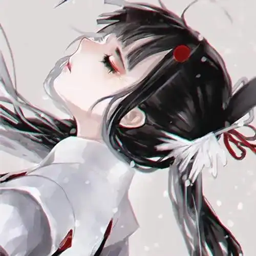 女生动漫头像,世界变化不停,人潮川流不息