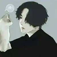 动漫头像头上有一只猫的男头微信头像图片大全