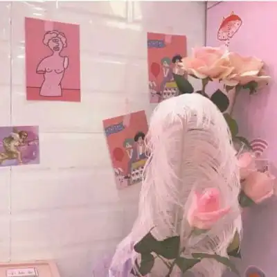 少女心粉色系微信朋友圈背景图