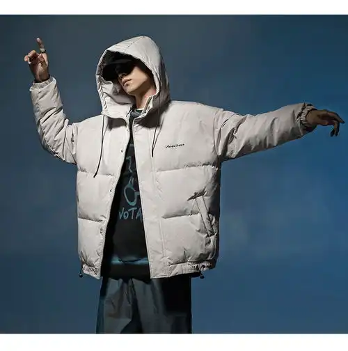 韩路日系男装2020秋冬新款加厚连帽棉衣男士面包服羽绒棉袄外套