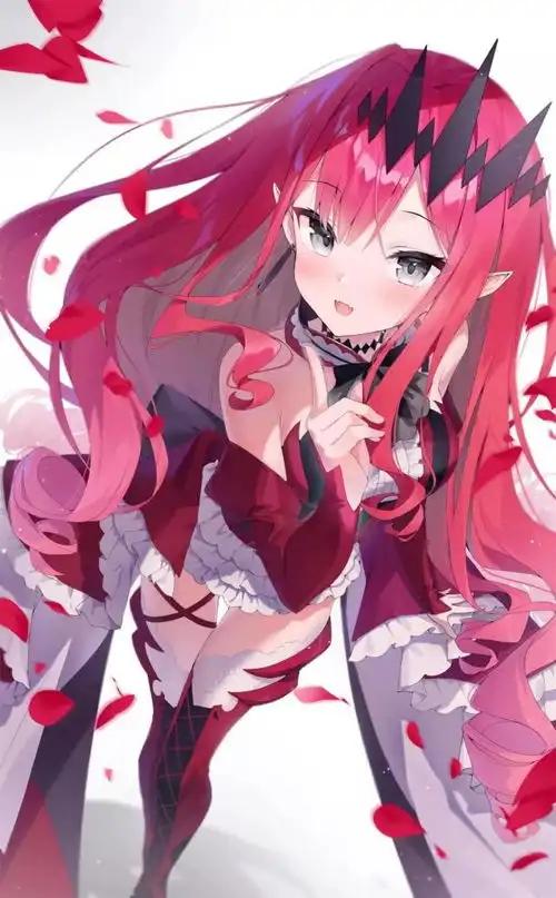 动漫壁纸红色系二次元壁纸