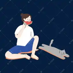 清凉一夏少女吃西瓜手绘插画素材图片免费下载高清psd千库网图片编号10925118