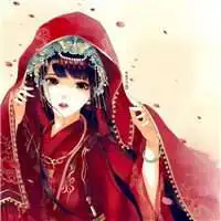 古风新郎新娘头像分开古风漫画新郎新娘头像一对两张